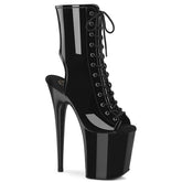Pleaser Flamingo 1016 Black Patent Platform Shoes
